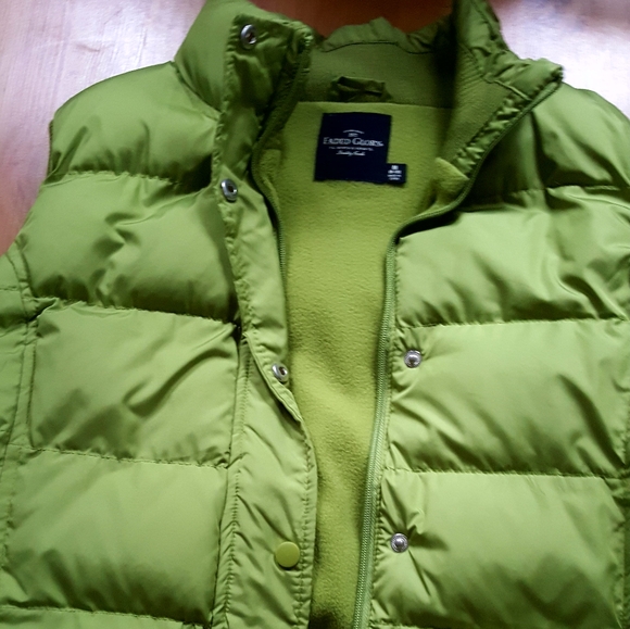 Faded Glory | NWOT💚Green Puffer Vest - Picture 3 of 7